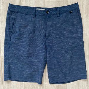 Travis Mathew Navy Textured Performance Shorts